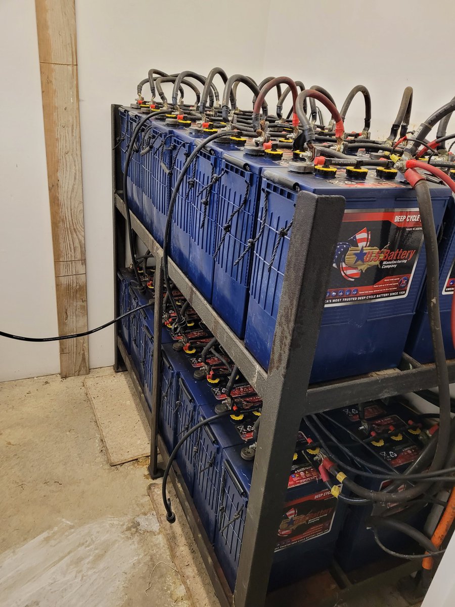 Once per month the battery bank gets replenished with distilled water for optimum power usage .. https://t.co/oMxYe4c7D3