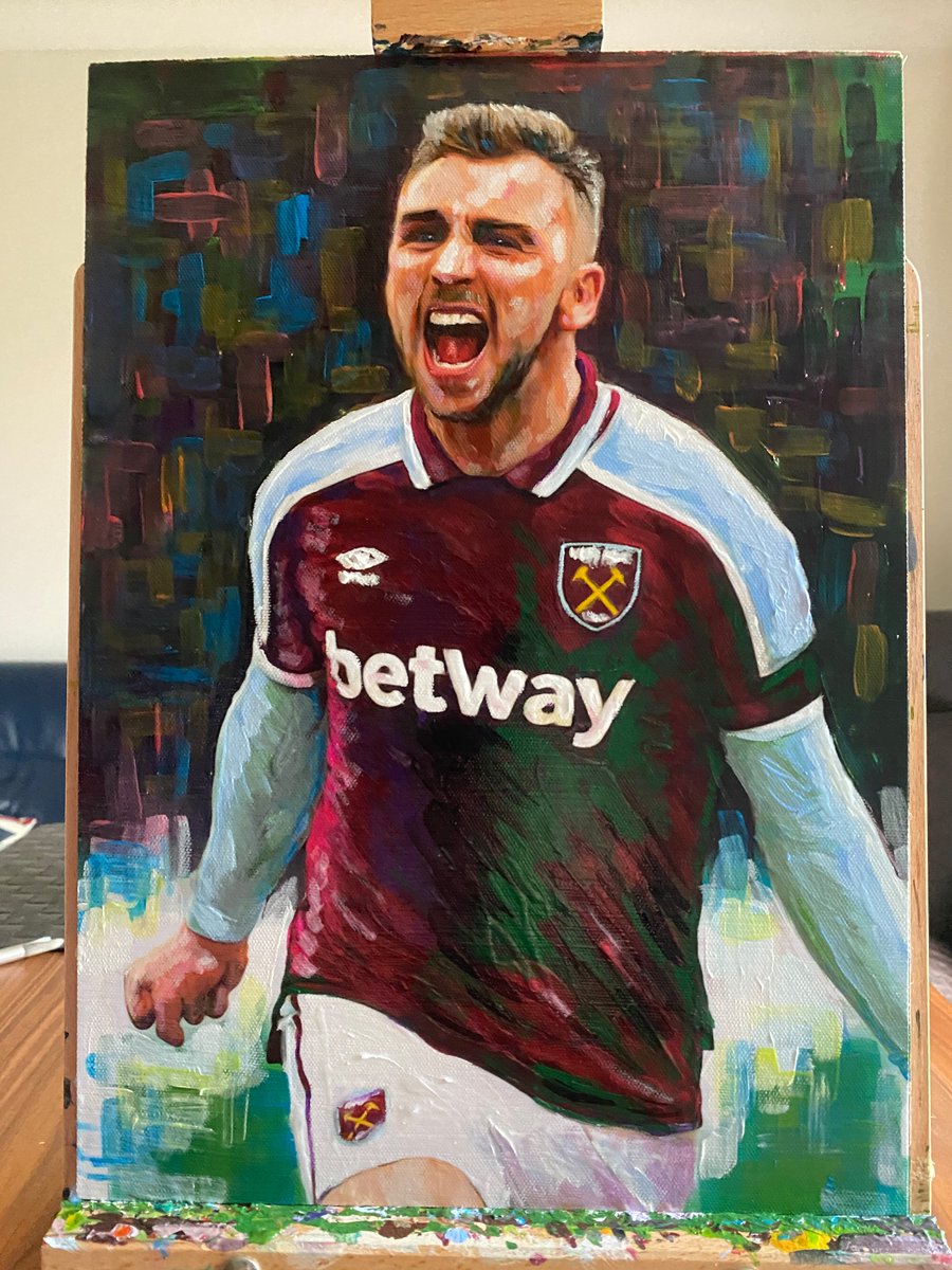 I spent last night and today painting Bowen's goal celebration from yesterday. It's in a one-day auction.
Please bid or RT - I need a new motor for my driver's side window!
ebay.co.uk/itm/3940168931…