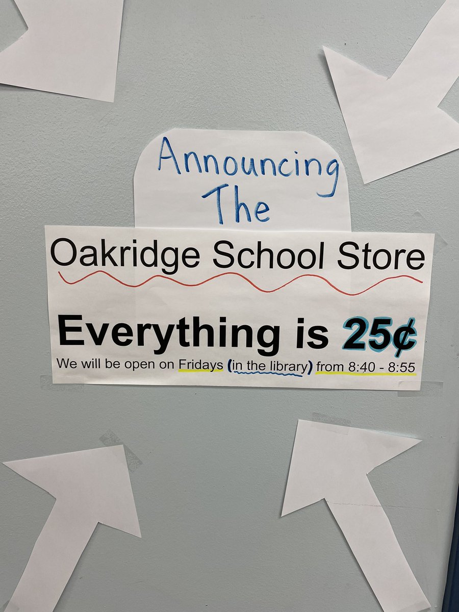 After completing a DBQ on Young Activists, some Oakridge 5th grade students chose to start a school store fundraiser. They sell donated school supplies each Friday & all the proceeds support student-selected charities <a target='_blank' href='http://search.twitter.com/search?q=kindness'><a target='_blank' href='https://twitter.com/hashtag/kindness?src=hash'>#kindness</a></a> <a target='_blank' href='http://twitter.com/APSGifted'>@APSGifted</a> <a target='_blank' href='http://twitter.com/OakridgeConnect'>@OakridgeConnect</a> <a target='_blank' href='http://twitter.com/APSVirginia'>@APSVirginia</a> <a target='_blank' href='http://twitter.com/DBQProject'>@DBQProject</a> <a target='_blank' href='https://t.co/vw2siIpaQb'>https://t.co/vw2siIpaQb</a>