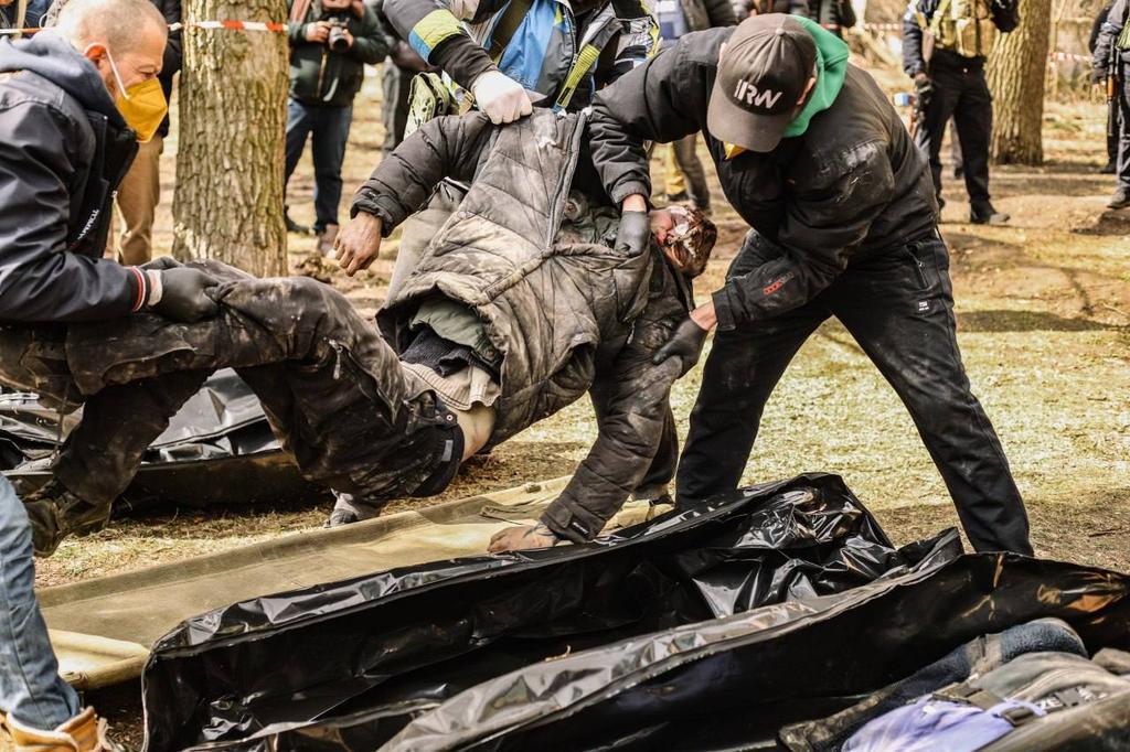 New photos of #BuchaMassacre. All these people were tortured. I have no words to describe my feelings. I am just sharing these pictures for the world to know what russia is doing to #Ukrainians. Stop this #genocide #MariupolMassacre