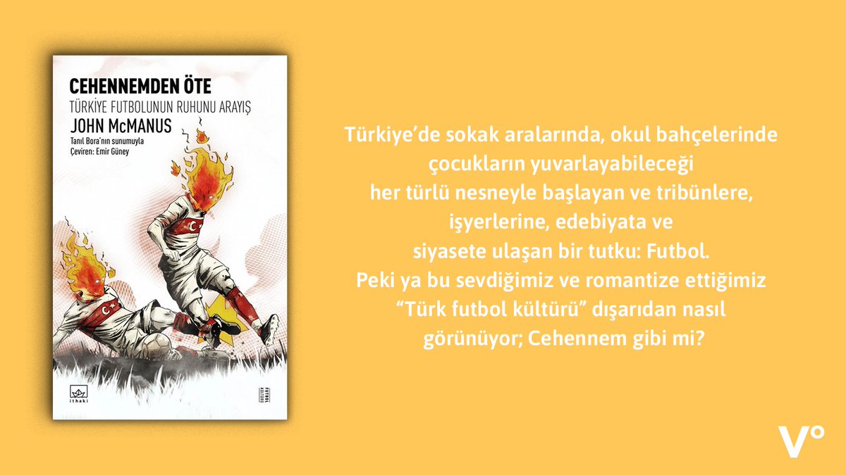 🎁 HEDİYE! 

⚽ John McManus'un yazdığı ve Emir Güney'in (<a href="/10unYeri/">Emir Güney</a>) çevirdiği Cehennemden Öte: Türkiye Futbolunun Ruhunu Arayış kitabı 3 şanslı kişiye hediye! 

ℹ️ Katılmak için <a href="/VolanteDergi/">Volante</a> hesabını takip etmeniz ve bu tweet'i RT etmeniz yeterli.