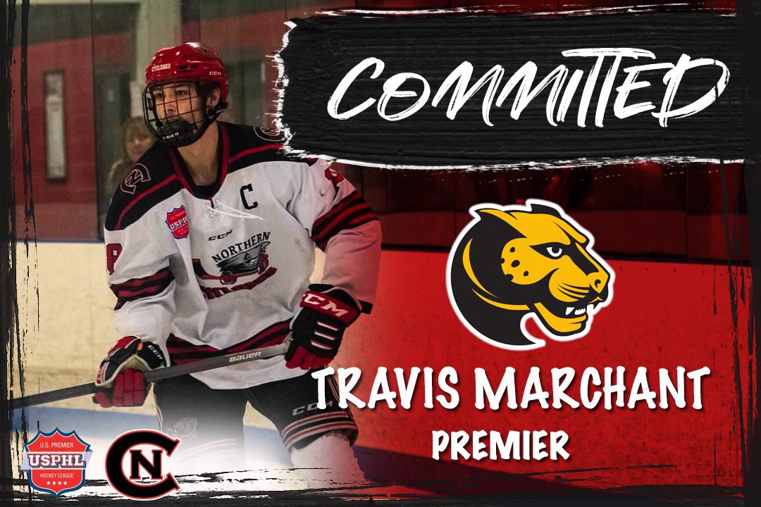 NJrCyclones's tweet photo. Committed‼️

Congratulations to veteran #Premier Forward &amp; Captain @Travis_Marshy on his Commitment to @WIT_Hockey for the fall of 2022. Travis is the longest tenured Cyclone to get his NCAA Commitment! Youth to Academy to Junior to College! #moretocome @USPHL @The_DanKShow https://t.co/2KfEAkdr1d