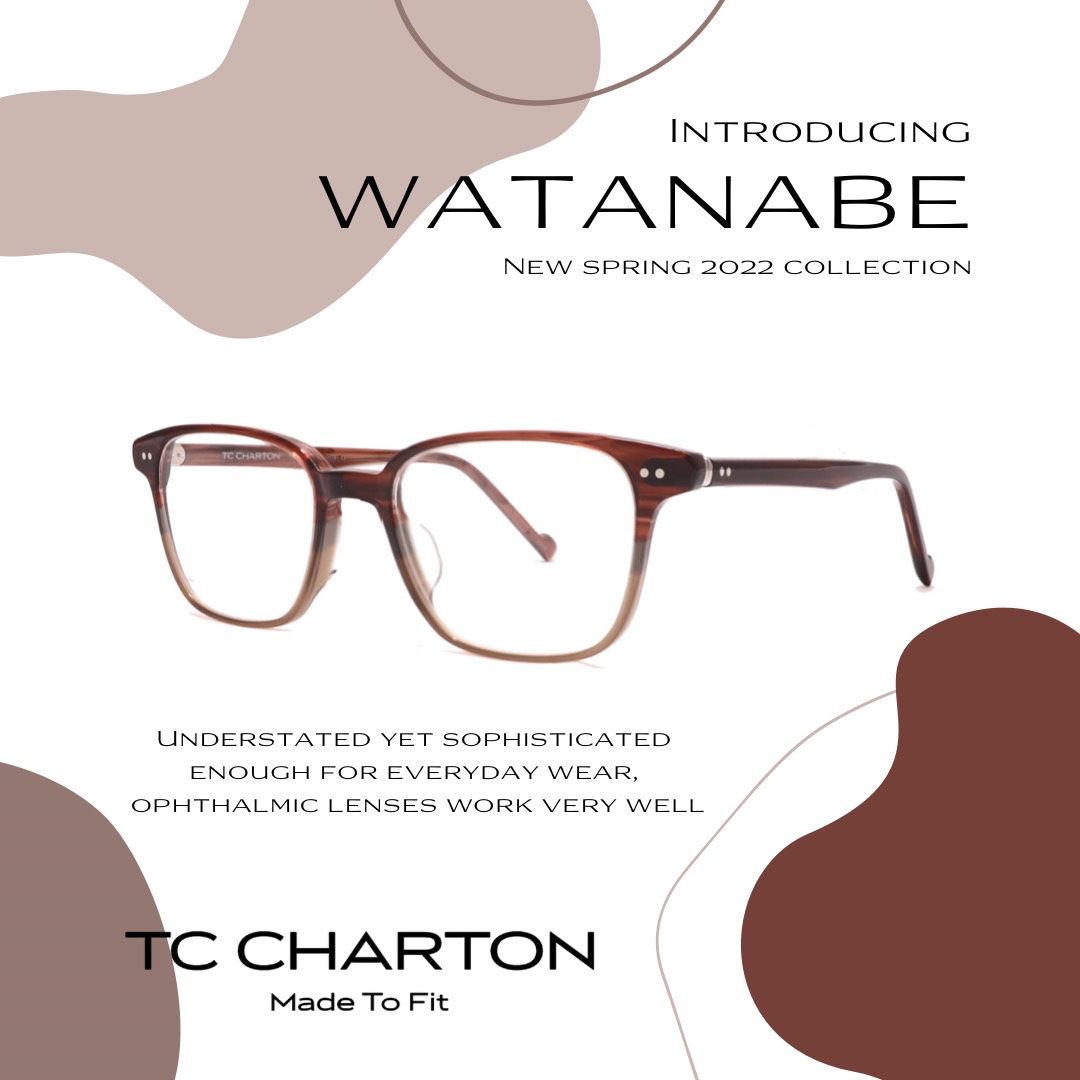 Meet Watanabe, a part of our new #springcollection. Versatile, crafted with precision with the highest quality acetates, it makes a powerful statement without being overpowering. #eyewear #Glasses