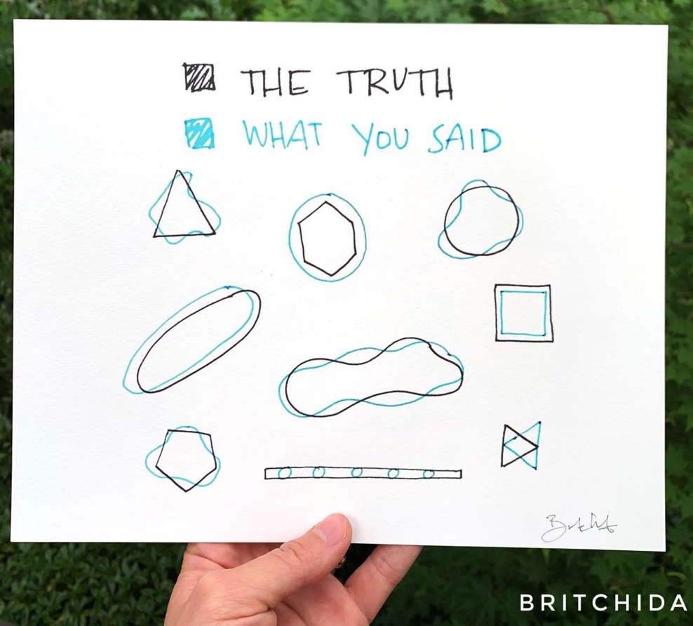 britchida's tweet photo. The most insidious lies are the ones that are so damn close to the truth. https://t.co/IeXgjxdf2g