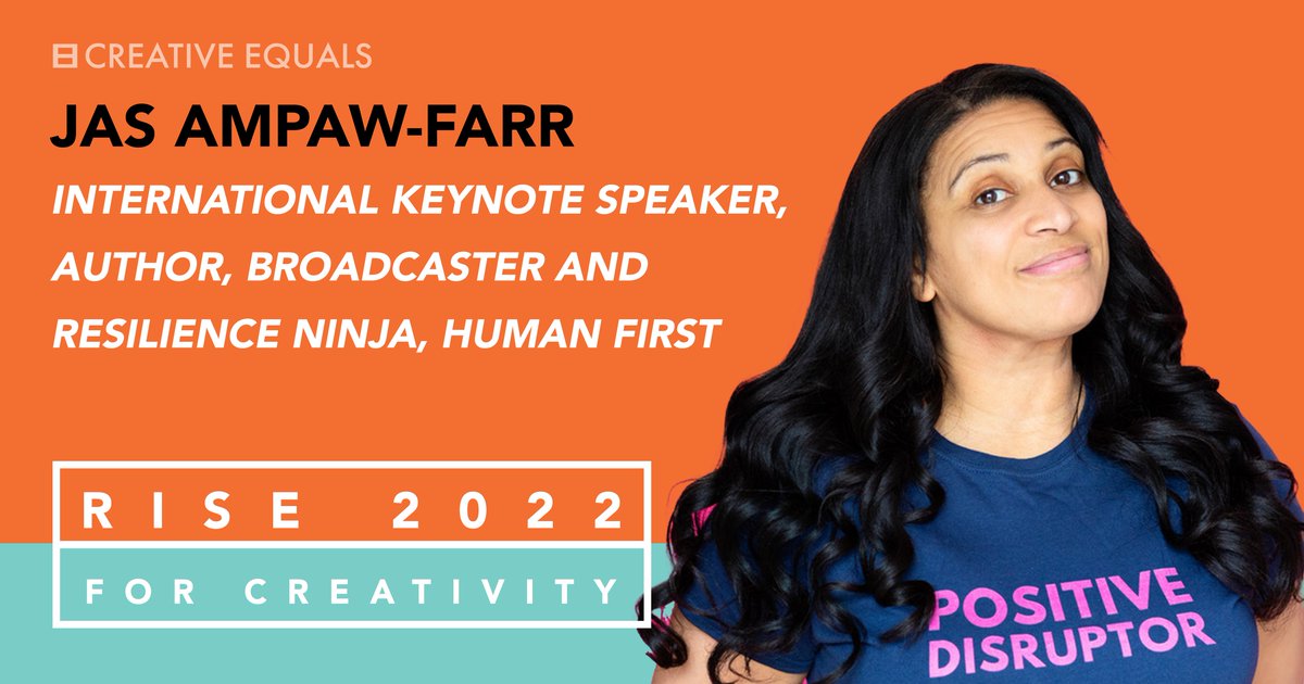 Jaz Ampaw-Farr <a href="/jazampawfarr/">Dr Jaz Ampaw-Farr</a> is a human first leadership strategist, speaker and author. You might have seen her record breaking TEDx Talk. We are psyched to have Jaz on the stage for #RISE2022 🙌

creativeequals.org/rise