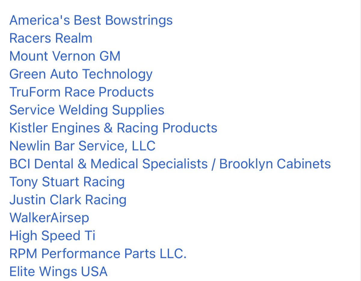 Looking forward to this year with <a href="/JClark78c/">Justin Clark</a> behind the wheel! Now if only the weather would cooperate.                  

We could not do what we love without our amazing marketing partners!