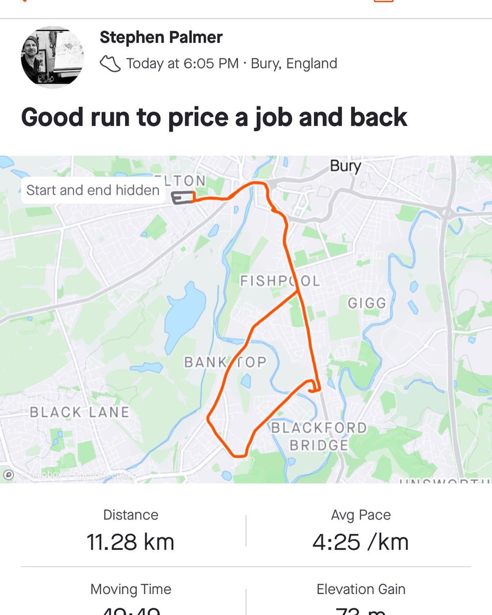 convoyrun's tweet photo. Great training run tonight just over 11k to asses a job for client then back to base 

 #crukcb22 #challengebritain2022

https://t.co/zSD4mEiqXS https://t.co/yDHPJkXfeM