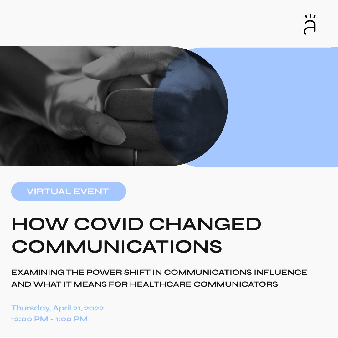 thinkagnostic's tweet photo. We are SO excited to host our first ever health event! ​Learn from an impressive lineup of speakers who will examine the power shift in communications influence &amp; discuss what it means for communicators moving forward. 

Register now: https://t.co/YuahA85Wpq https://t.co/F1i1r6V2B3