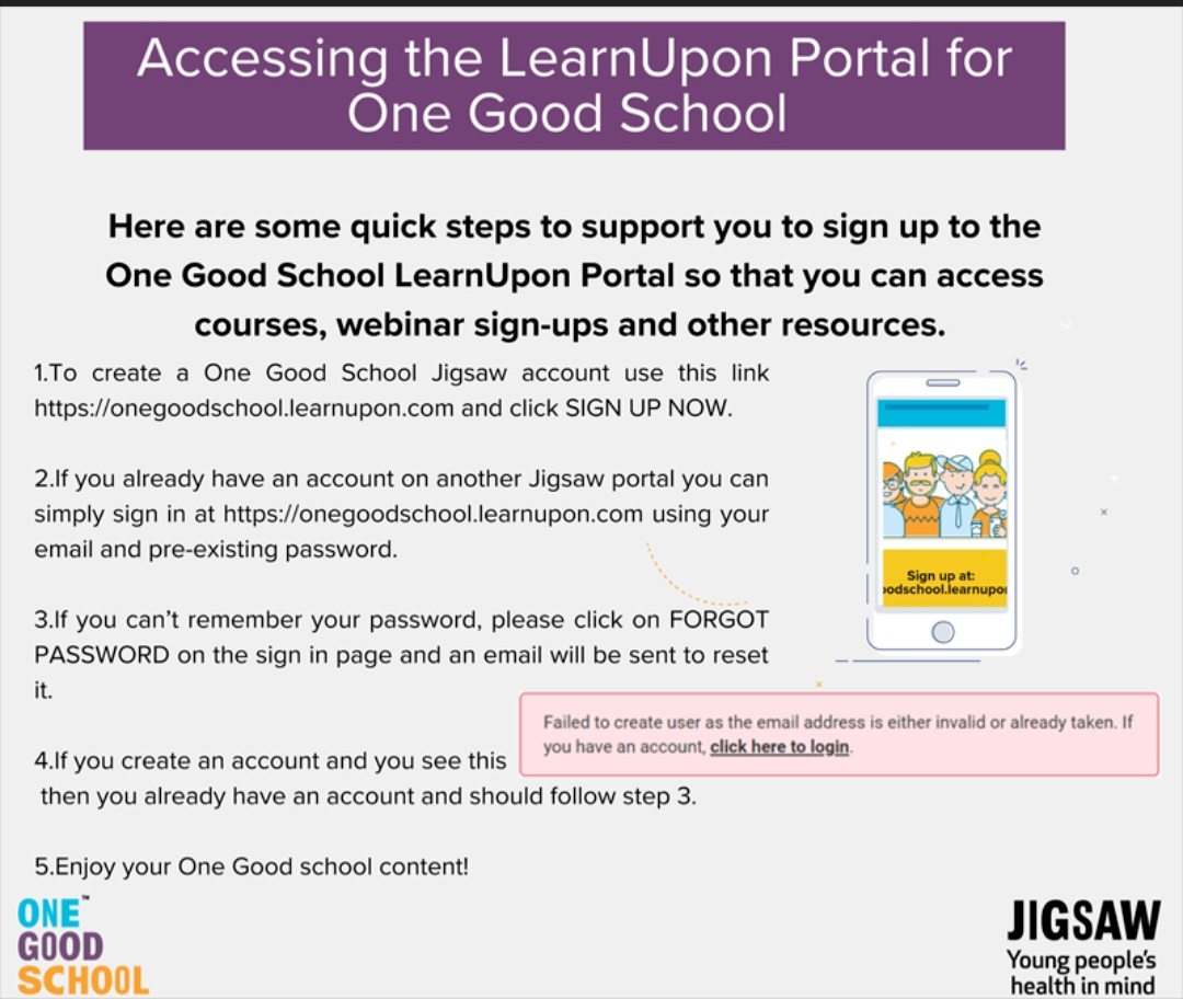 spwellbeing's tweet photo. @ScoilPol we are delighted to be taking part in Jigsaw's One Good School initiative to support the mental health and well-being of our students. Below we invite parents and the community to take part in a webinar to learn more about One Good School with @JigsawLimerick https://t.co/4gFBZZcD8q