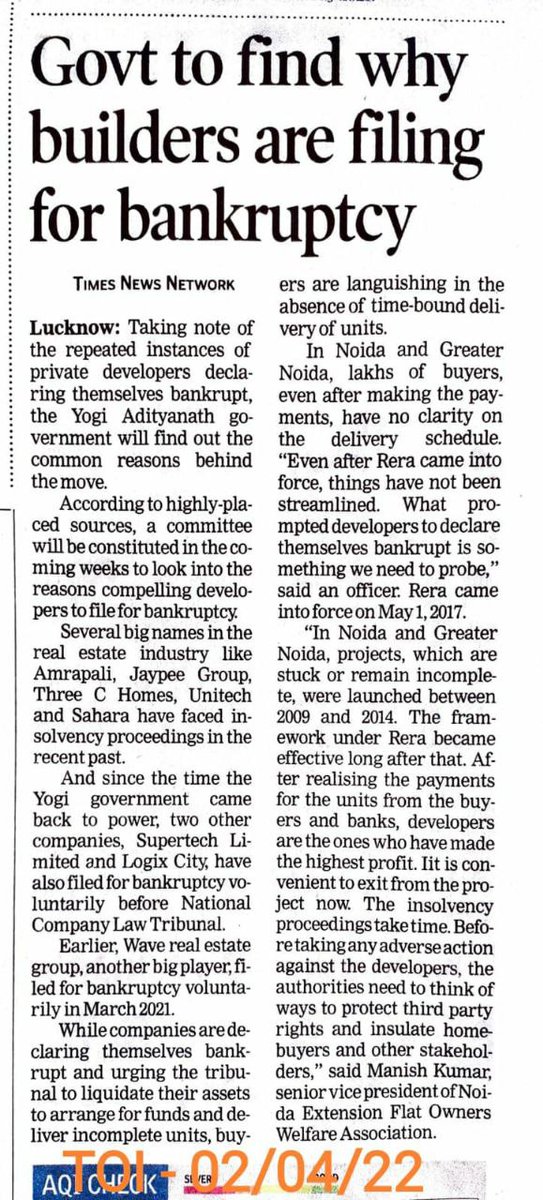 SaveIHC's tweet photo. IBC has become escape route for builders, IBC has become nightmare to the real estate buyers.
@PMOIndia 
@IBBIlive 
@myogiadityanath 
@myogioffice https://t.co/NV9Gh0tUQk