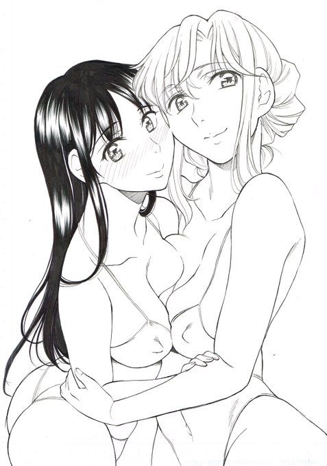 過去絵再掲
拙作『濡桔梗』より
津守更沙さんと佐藤遥香さんです。 