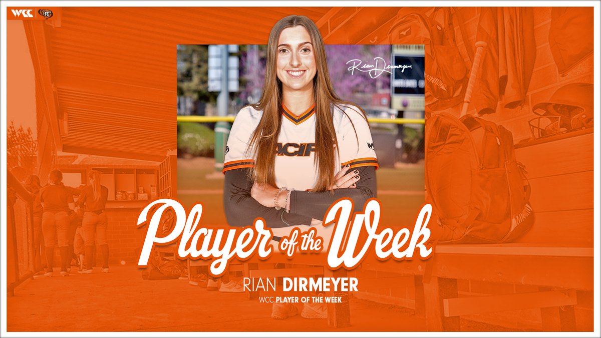 ✨ 𝗣𝗟𝗔𝗬𝗘𝗥 𝗢𝗙 𝗧𝗛𝗘 𝗪𝗘𝗘𝗞✨

For the second time this season, <a href="/riandirmeyer/">Rian Dirmeyer</a> takes home the top WCC weekly honor after tallying seven hits and accumulating a .463 batting average! #UpRoar

READ ➡️ bit.ly/3LF7vrj