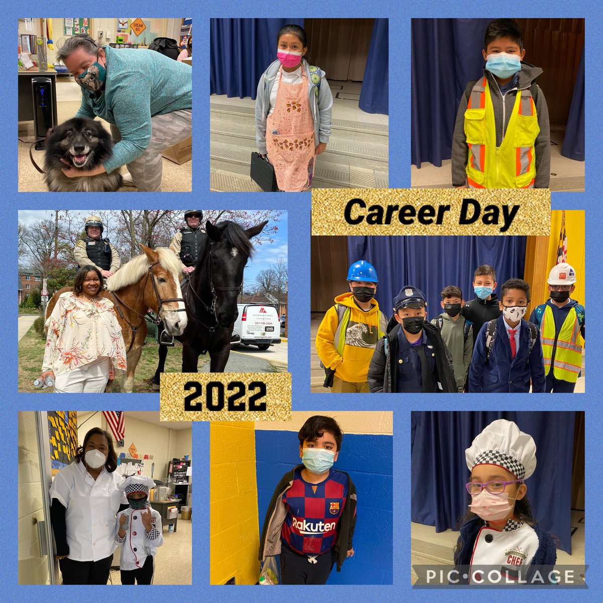 lpmc_eagles's tweet photo. ๐ง๐ฝโโ๏ธ๐ฉ๐ฝโ๐ป๐ง๐ผโ๐๐จ๐ผโ๐จCareer Day 2022 was a huge success. ๐๐พ๐๐พThe students dressed for their future careers. The 4th & 5th grade students researched and presented to their peers! #collaborativeconversation #esolontop https://t.co/pxghl95K1k