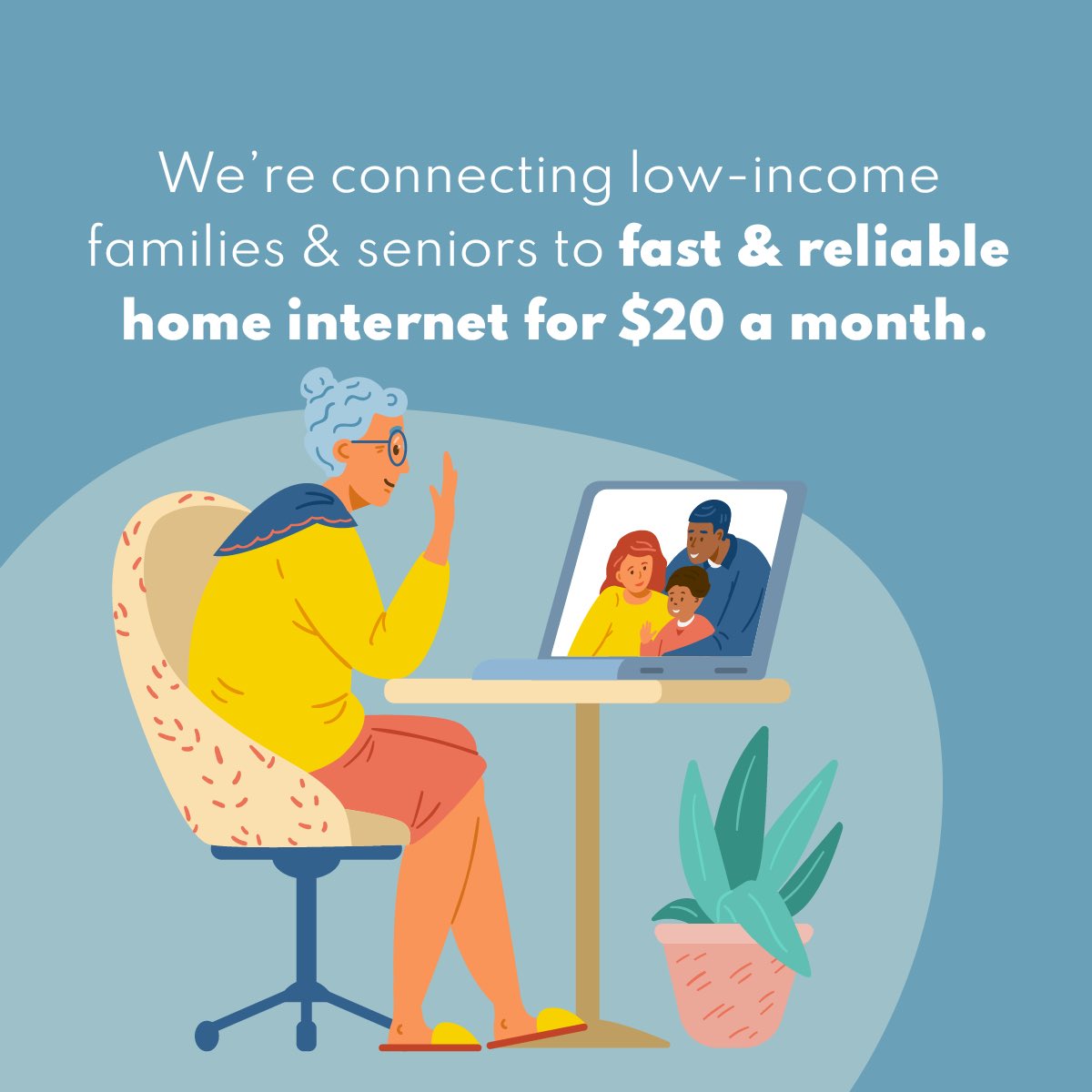 We’re making life more affordable for Canadians.

Today, with <a href="/Gudie/">Gudie Hutchings</a> &amp; @KamalKheraLib, we launched Connecting Families 2.0. This will help connect hundreds of thousands of low-income families &amp; seniors to reliable high-speed internet for $20/month.💻

More:canada.ca/en/innovation-…
