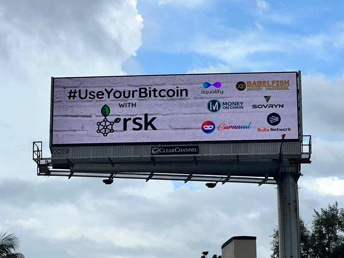 chinotv's tweet photo. 📣 Calling all Rootstockers in Miami 🌴
Join us during @TheBitcoinConf and learn how to #UseYourBitcoin https://t.co/9PBMM4hKN7