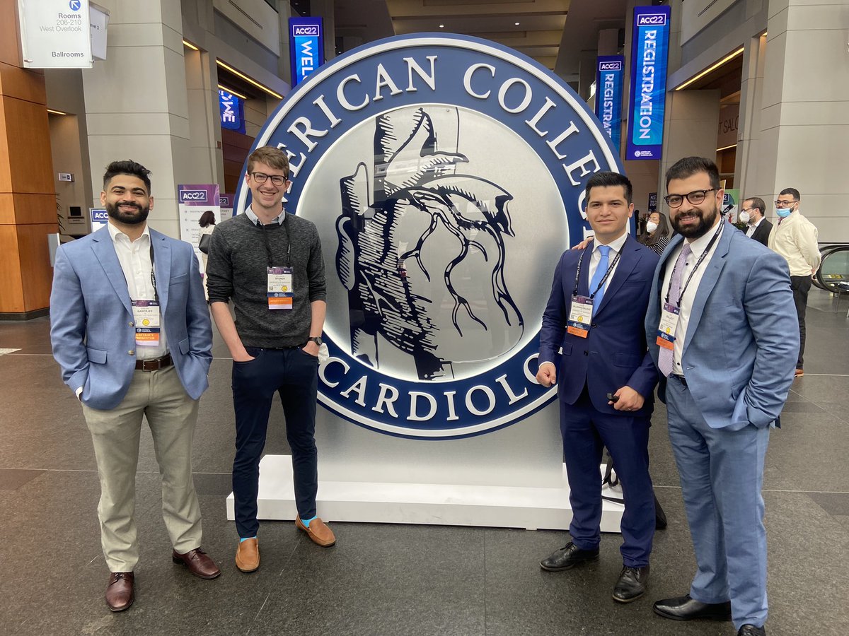 jadballout4's tweet photo. Despite some technical difficulties #ACC22 has been great. Thanks to @Kentucky_Cards and @universityofky, my attendings, and cofellows for all the support. Looking forward to many more meetings together. @stonerrunner612 https://t.co/vzauKrDwsB