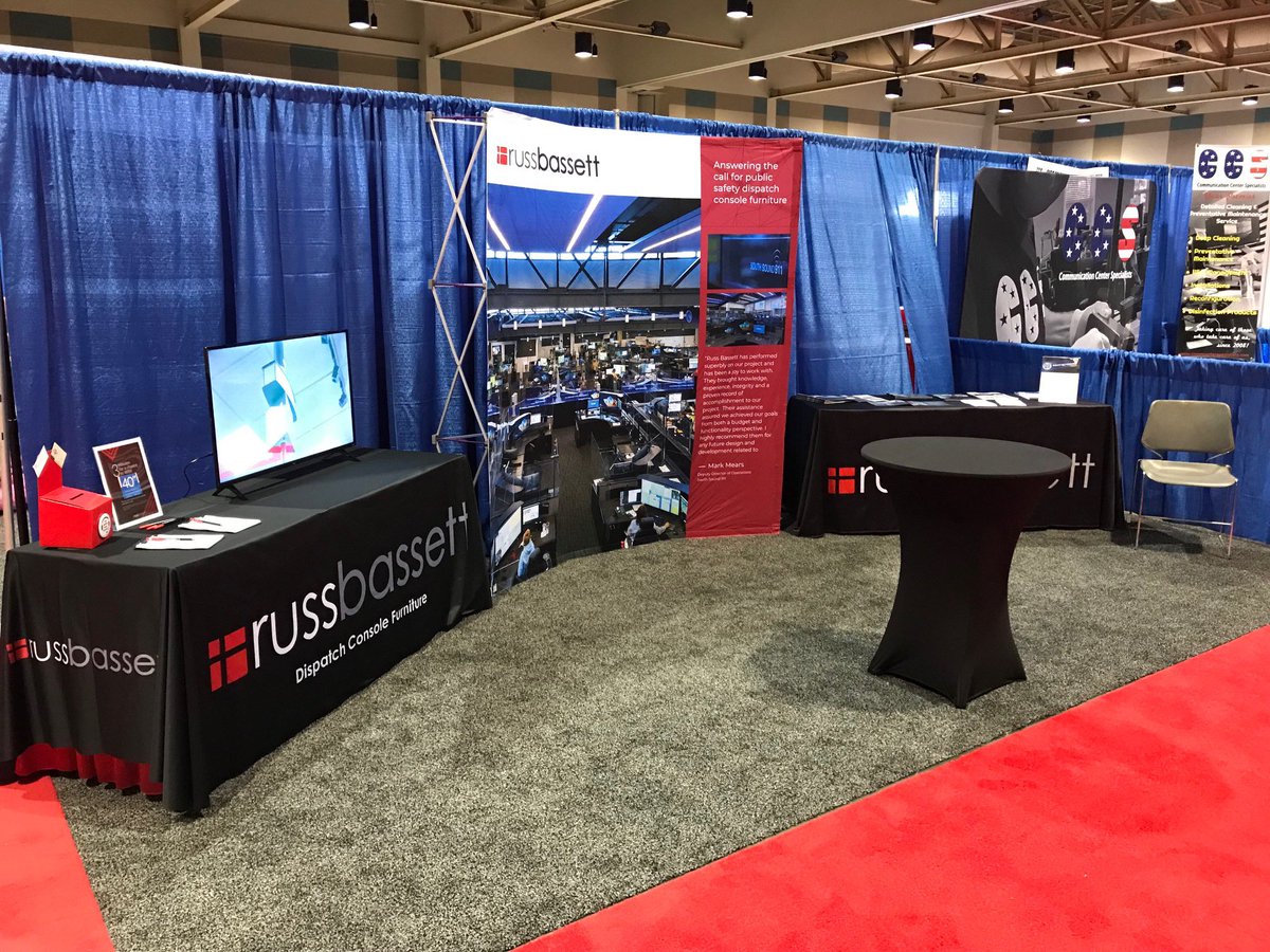 MattGawin's tweet photo. Nobody has better customers or more fun than @RussBassett! If you’re attending the TX APCO/NENA #txpsc2022 conference in Galveston come by and visit to learn about our work in TX and how we can help with your next dispatch console furniture project. https://t.co/cUYDYdmrTG