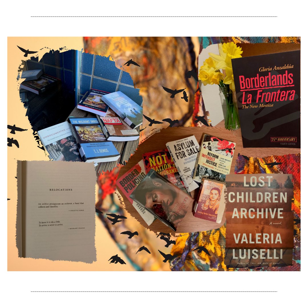 watv_oak's tweet photo. From Tovah: 
As someone continually working to gain awareness of migration's continual role in the present, past, and future, the library has become one of my best friends. 

"To leave is to die a little. 
To arrive is never to arrive."
—Valeria Luiselli, "Lost Children Archive" https://t.co/94oVMVqSLi
