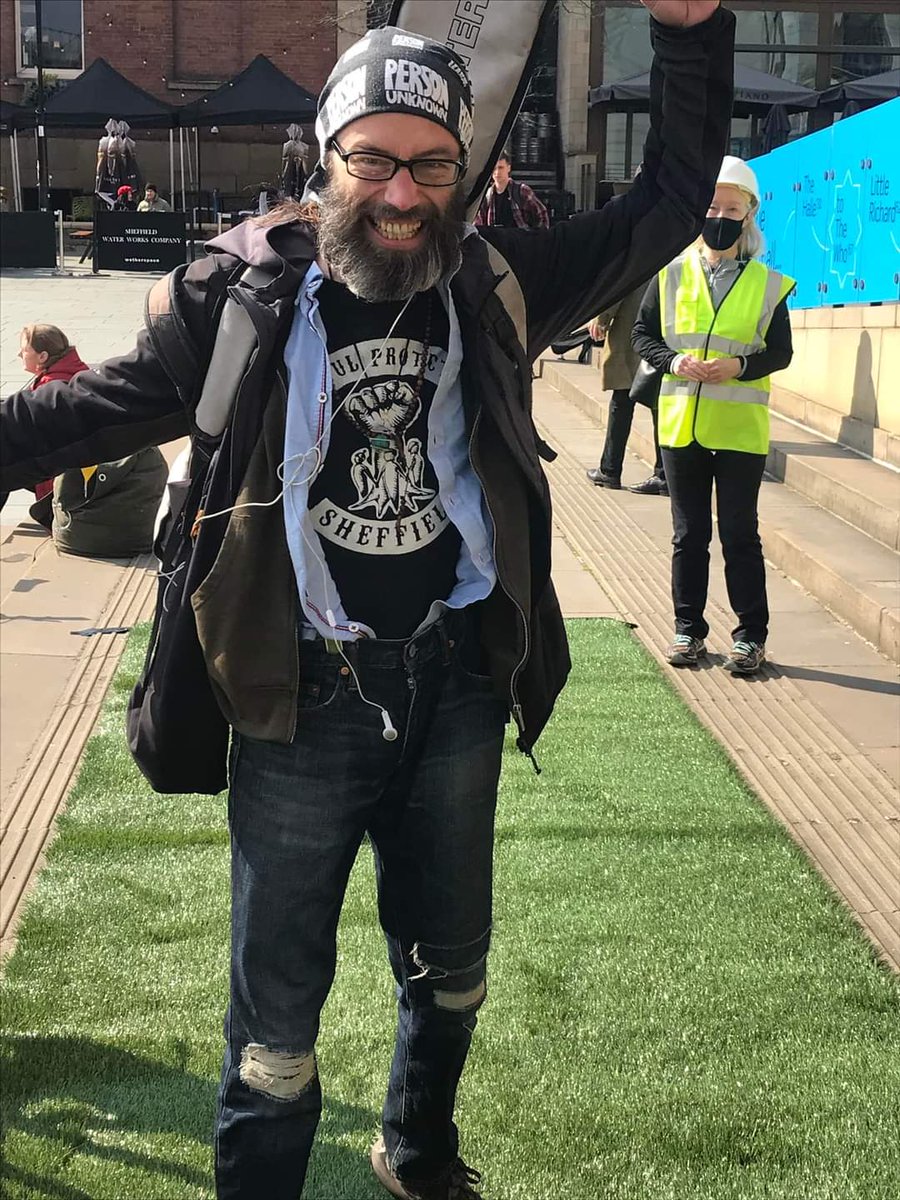 Been a while twittersphere! I'm still around! Just too busy for social media.
Much magic is still to come I can promise you!
I'm on many fronts at moment but here s on the green carpet at "the felling" film premiere #Sheffield    
#magician #poet #artmaker #TreeHugger #benoit