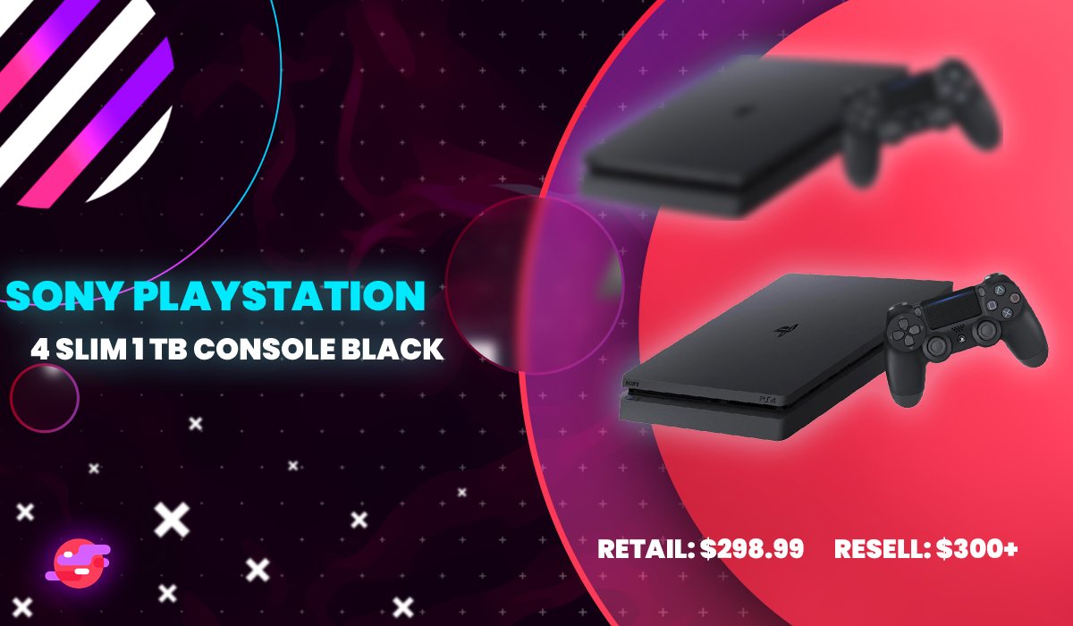 CardWorldIO's tweet image. The PS4 Slim console has made gaming even more enjoyable. The new PlayStation®4 console is lighter and slimmer, with a 1TB hard drive to store all of your games, apps, recorded footage, and more.🎮🎮🎮🔥🔥🎮

What do you think about these?🤔🧠💭
Tell us in the comments....💬💬