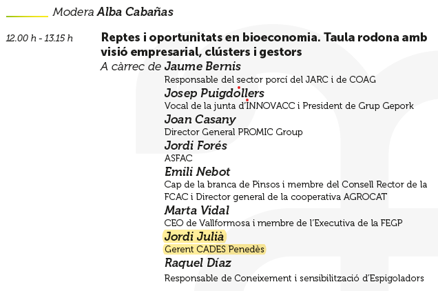 AlvinesaNatural's tweet photo. Join our Cades Penedes General Manager Jordi Julia at this week's #sustainability program @congresBIT in Spain. https://t.co/3etKaFLxPo #circulareconomy #upcycle #bioeconomy https://t.co/7Zszy3BN45