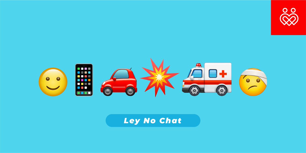 FundacionEmilia's tweet photo. Recuerda que ya entró en vigencia la ''Ley No Chat'' que sanciona a conductores que manipulan aparatos digitales o electrónicos mientras están manejando, independiente de si están en una luz roja🚦o en signo Pare🛑 
#ManosAlVolante https://t.co/TtpJxvYtbI