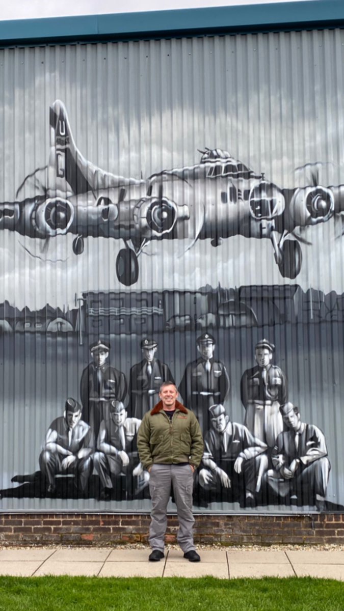 T6Ltd's tweet photo. Standing with the Heroes of the 457th Bomb Group - #Peterborough #glatton #conington #peterboroughconington #peterboroughglatton #usaaf https://t.co/tTXoG4RSkV
