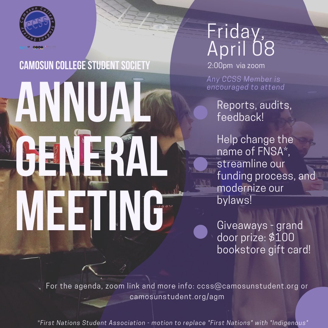 Camosun Student Society tweet media