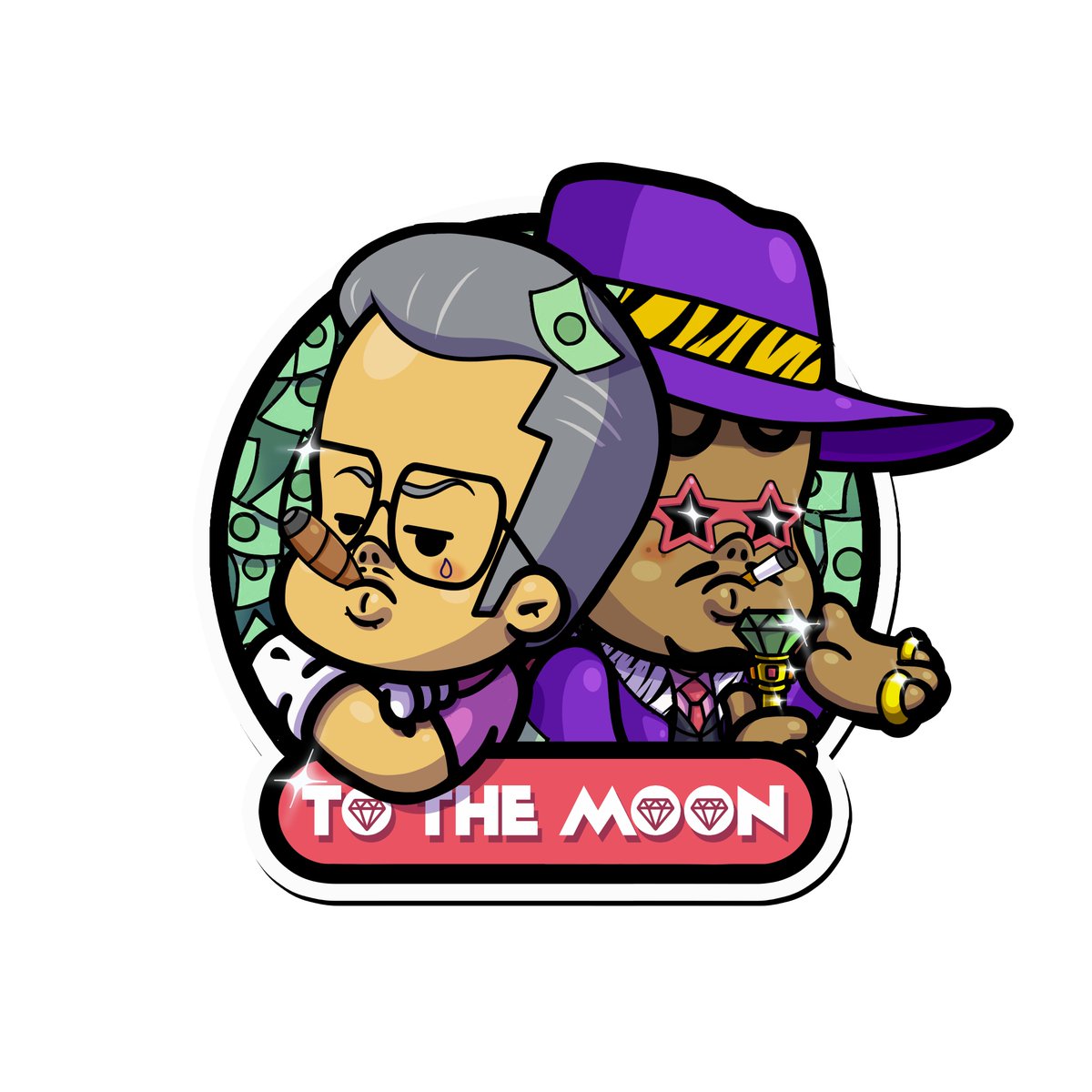 GM #NFTCommunity ☀️

Guess where we're all headin' 🚀 

#NFTs #NFTProject #Stickers