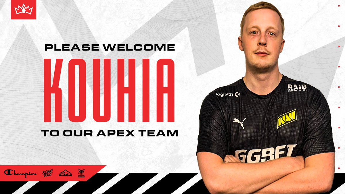 RebelGG_'s tweet photo. 🚨 @PlayApexEsports Roster Update! 

We Welcome @Kouhia_ to the #TheRBLN Legends Roster. #WeRebel #ALGS #ApexLegends https://t.co/L23XFjxukd