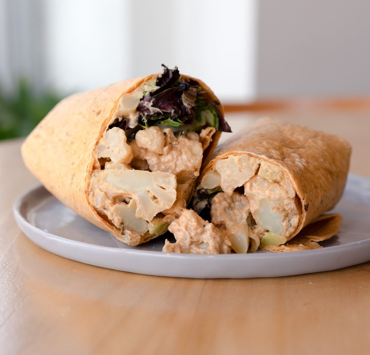 Here's a tasty helping of Monday Motivation: the Kickin Cauliflower wrap in our Bearthday meal along with a City Farm Fuel salad, brew, bag of chips, cool tote &amp; seed packet. Grateful thanks to partners <a href="/Stateofbeernc/">State of Beer</a> <a href="/Trophybrewing/">Trophy Brewing Co</a> <a href="/Spoonflower/">Spoonflower</a>. Pre-orders taken through 4/15!