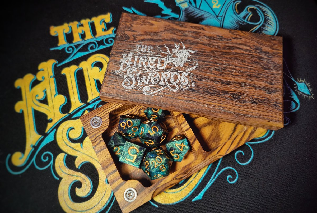 TheHiredSwords's tweet photo. ⚔️GIVEAWAY ALERT⚔️

As a thank you to all, we are hosting a Giveaway of some unreleased Hired Swords Loot! One winner will receive our custom Dice and Dual Vault! Giveaway ends on 4/19/22 at 10pm

To Enter:
👍Like
✅Follow 
♻️RT

All are required for valid entry
#dnd #dice #dnd5e https://t.co/eV6fRIbuhv