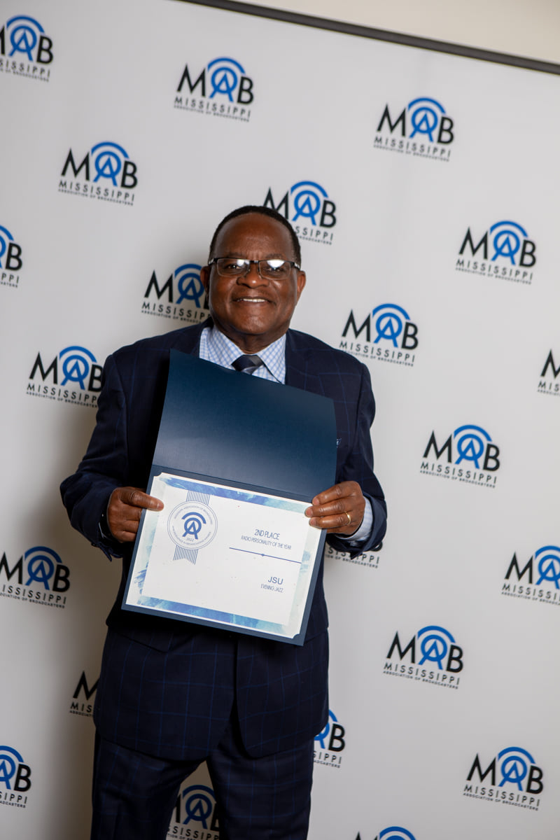 WJSU885's tweet photo. Congratulations to the @JacksonStateU Dept. of Journalism and Media Studies, Tiger Report and #coolandcurrent WJSU for placing in several categories during the 2022 Mississippi Association of Broadcasters Excellence in Broadcasting Awards.
📸: MAB https://t.co/CIpxFFKV7G