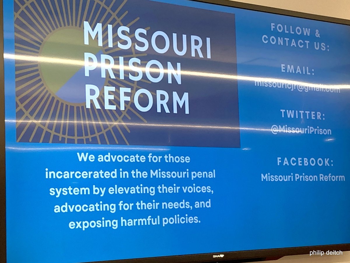 WhurDeyDoDatAt's tweet photo. 11/x The 3rd panel focused on prison conditions & issues, in #StLouis we were joined by Maria, founder of @OurLivesMatte20, Lori, founder of @MissouriPrison, & Keith, co-chair of #MoCure. Plz follow their pages to stay updated on their work. https://t.co/mpja5w0LDr