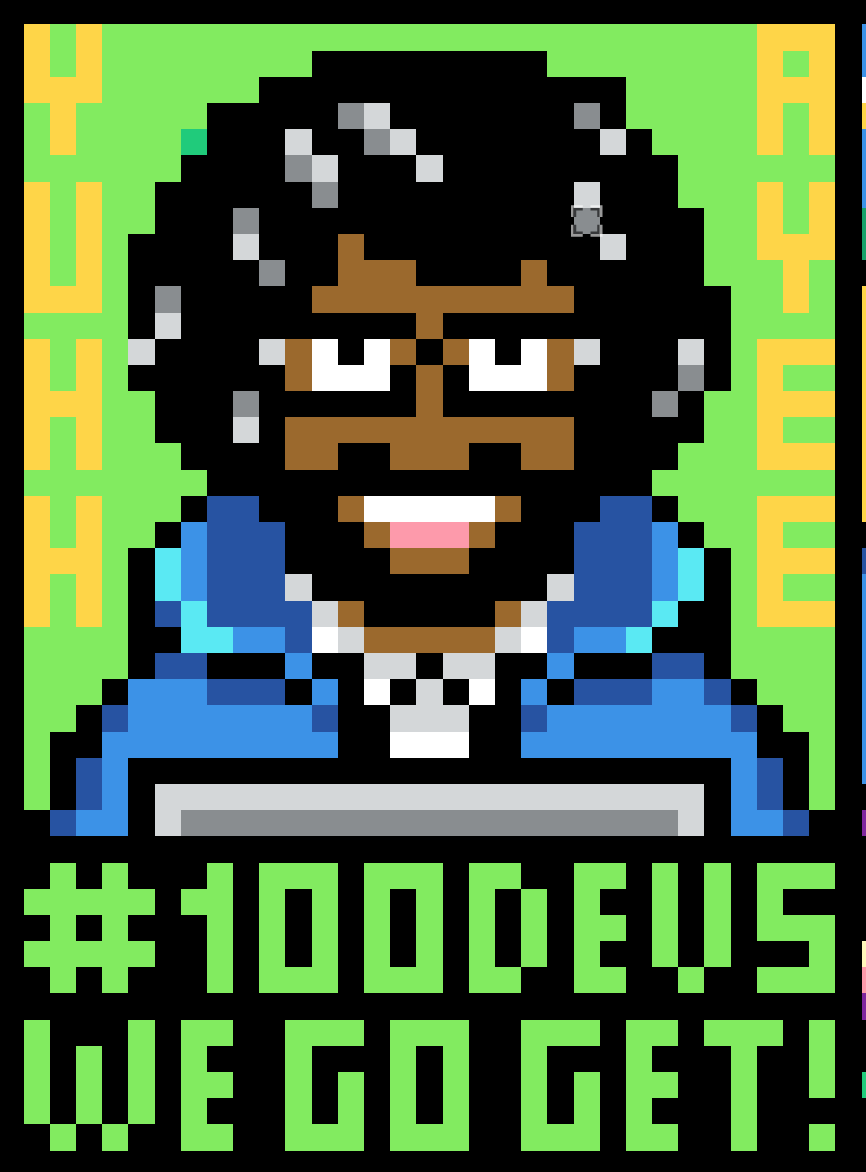 Bethburger42's tweet photo. Of all the fun things we've built in #100devs so far, I think these are my favorites 🤣 #rplace #redditaddict #bigLeon #Bobismyrubberduckie https://t.co/umgn0SycWh