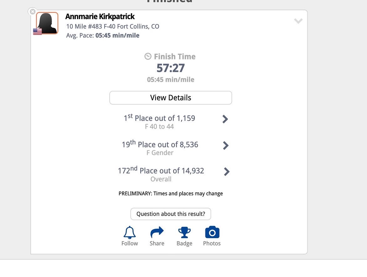 For the 3rd weekend in a row our ladies are tearing up the roads across the country and state! <a href="/OnAMountaintop/">AnnMarie Kirkpatrick</a> with a top 20 finish <a href="/CUCB/">Credit Union Cherry Blossom</a> and <a href="/corab_davies/">Cora Davies</a> with the win at the <a href="/RRCAnational/">RRCA</a> 5k champs in Denver. Up next➡️ <a href="/gnar_runners/">Gnar Runners</a> Horsetooth Half!