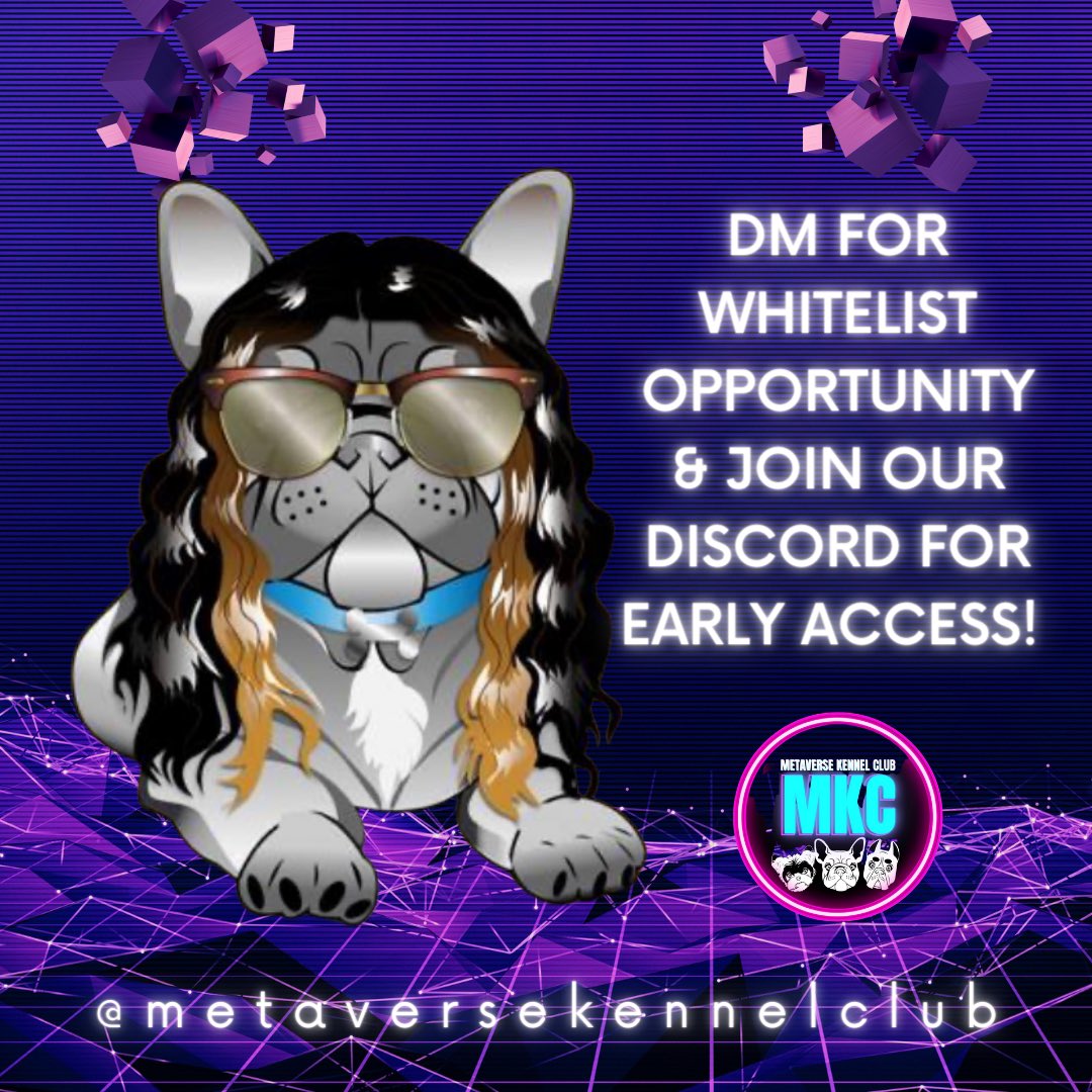 MVKennelClub's tweet photo. Hello dog lovers👋🏽 Let’s chat!

Like my PFP? Enter to win a 🎉 REAL FREE Dog when you 
🐶Like
🐶Tag 3 friends
🐶 Retweet and
Join our Discord: https://t.co/gsh5e223MG https://t.co/qW91rfO82p