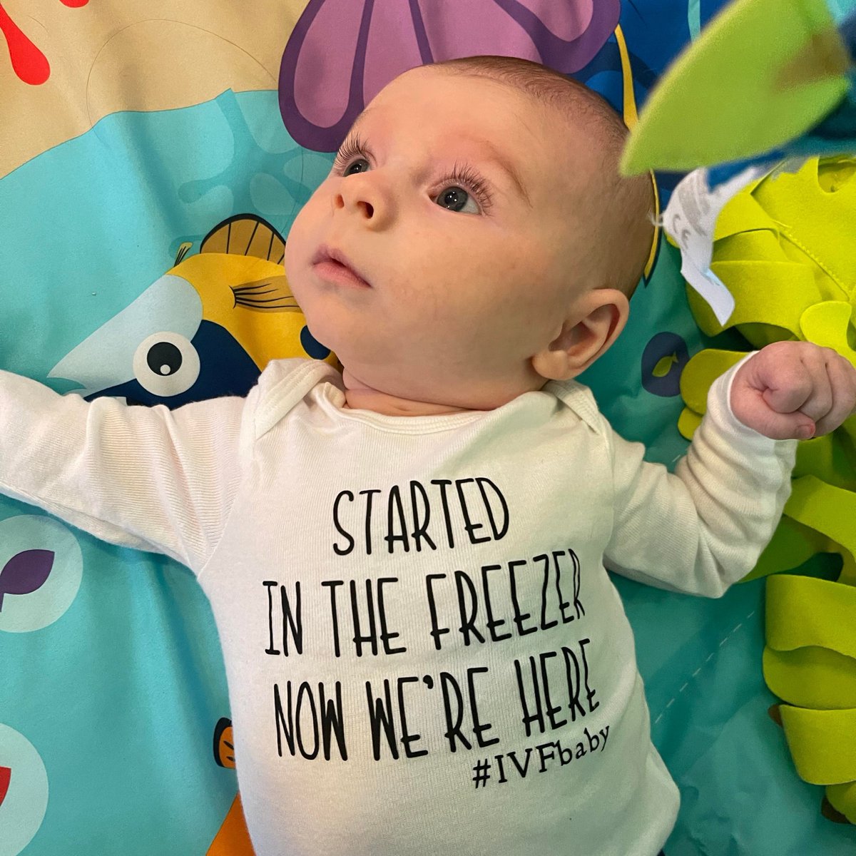 illumefertility's tweet photo. We have a shout out and dad jokes from new dad Steve. His journey included #IVF and a frozen #embryotransfer, with the help of Dr. Hurwitz - Here’s a little #IVFhumor for you:

“One of Dr. Hurwitz’s projects. Finley Michael born in January. 8 pounds, 4 ounces, No freezer burn!” https://t.co/wvpEG06TNb