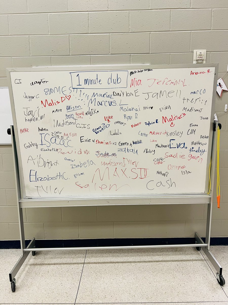 Summerwood PE (@swe_pe) on Twitter photo Can you jump rope for 1 minute straight without making any mistakes? Well these stars can! Great job to everyone who completed the challenge and made it into our 1 Minute Club!
Thanks for the great idea! <a href="/thepespecialist/">Ben Landers</a> Can you jump rope for 1 minute straight without making any mistakes? Well these stars can! Great job to everyone who completed the challenge and made it into our 1 Minute Club!
Thanks for the great idea! <a href="/thepespecialist/">Ben Landers</a>
