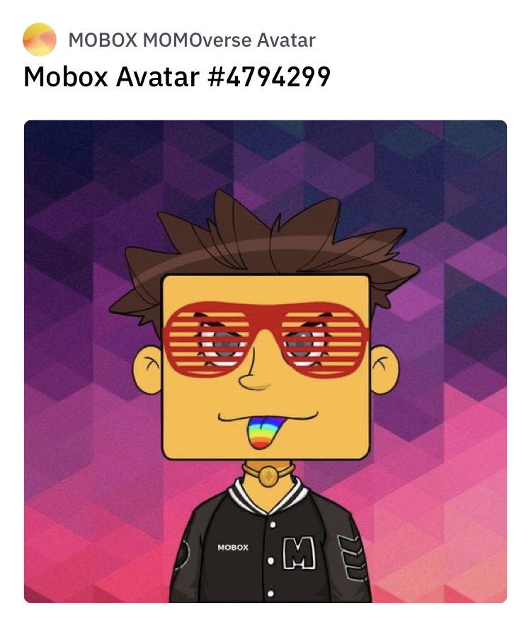 oneboytwit's tweet photo. @MOBOX_Official @TheBinanceNFT @GallerNFT @MOBOX_Official @TheBinanceNFT @GallerNFT 

I hope I win, good luck everyone! @gtafMi6n4Gy2qh9 @AlexGans37 @viking00934 #NFT #MOMOVERSE #NFTGiveaway https://t.co/G4lM8sJO40