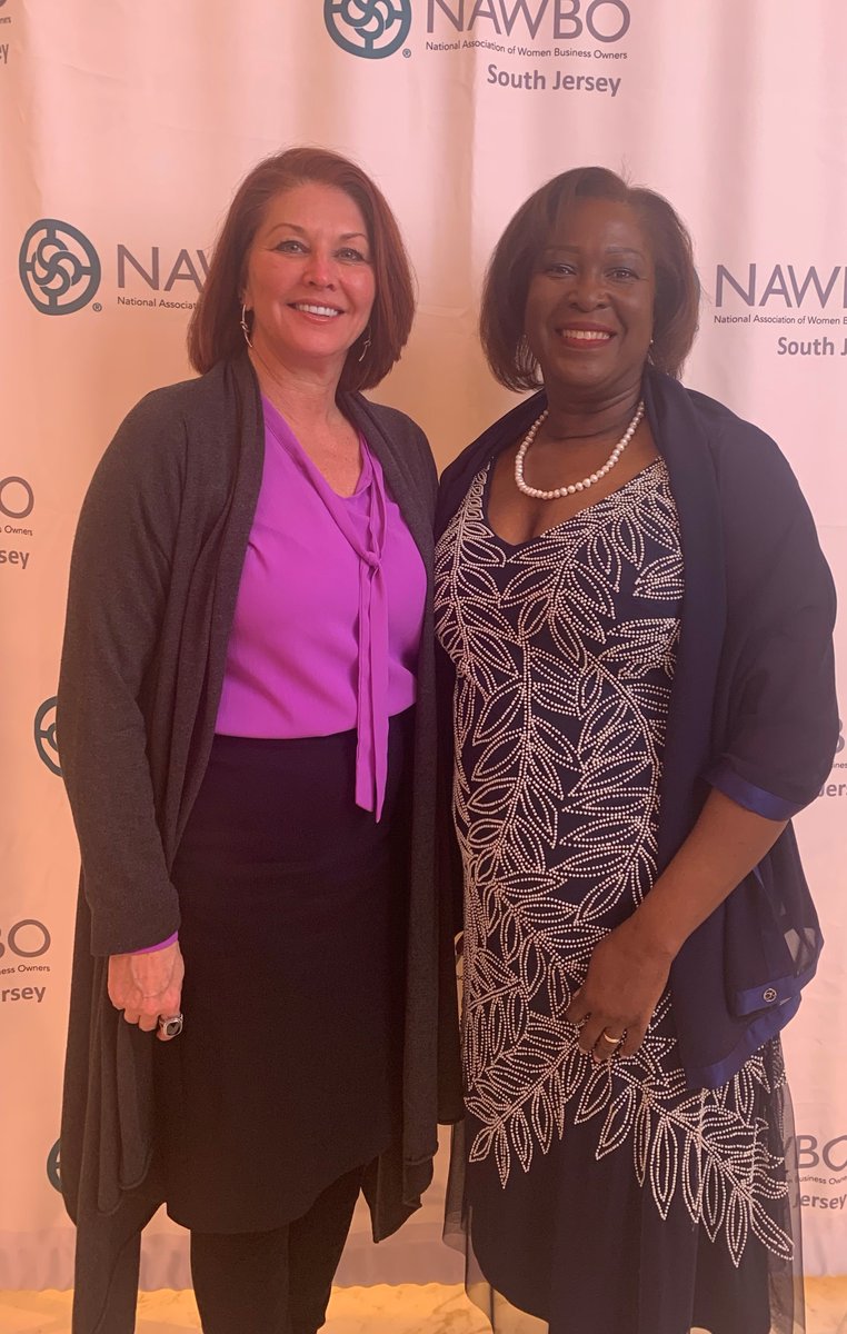 lisa_morina's tweet photo. No better way to end Women's History Month than to support women business owners. Congrats @NAWBOSJ and all #beyondtheglassceiling awardees. What a great night. With Marilyn Mapp, a @JeffersonHealthNJ champion for women's health #womanempowerment #womenchangemakers #health https://t.co/18JNEjc7um