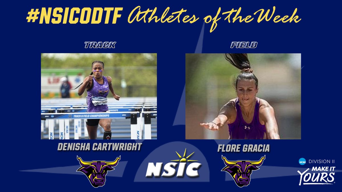 NorthernSunConf's tweet photo. #NSICODTF Women's Release No. 2
#NSICPOW
T:  Denisha Cartwright - Minnesota State
F: Flore Gracia - Minnesota State

Full Story at: https://t.co/EzfOEQdnVk https://t.co/lcHww6AbWN
