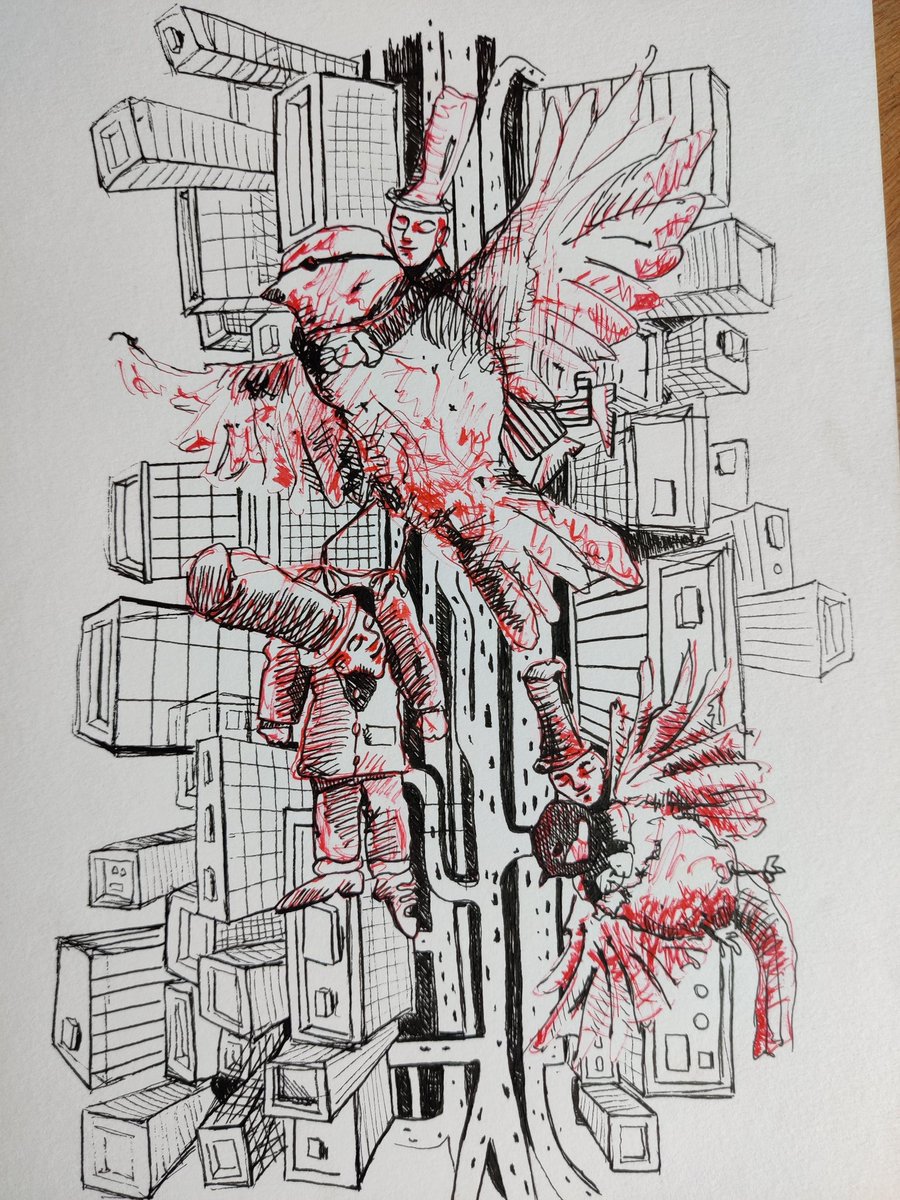 RensMuskens's tweet photo. Keep holding on....today we kept holding on to birds. Enjoy #community

#NFTartist #NFT #birds #drawingart https://t.co/wCFderSM3D