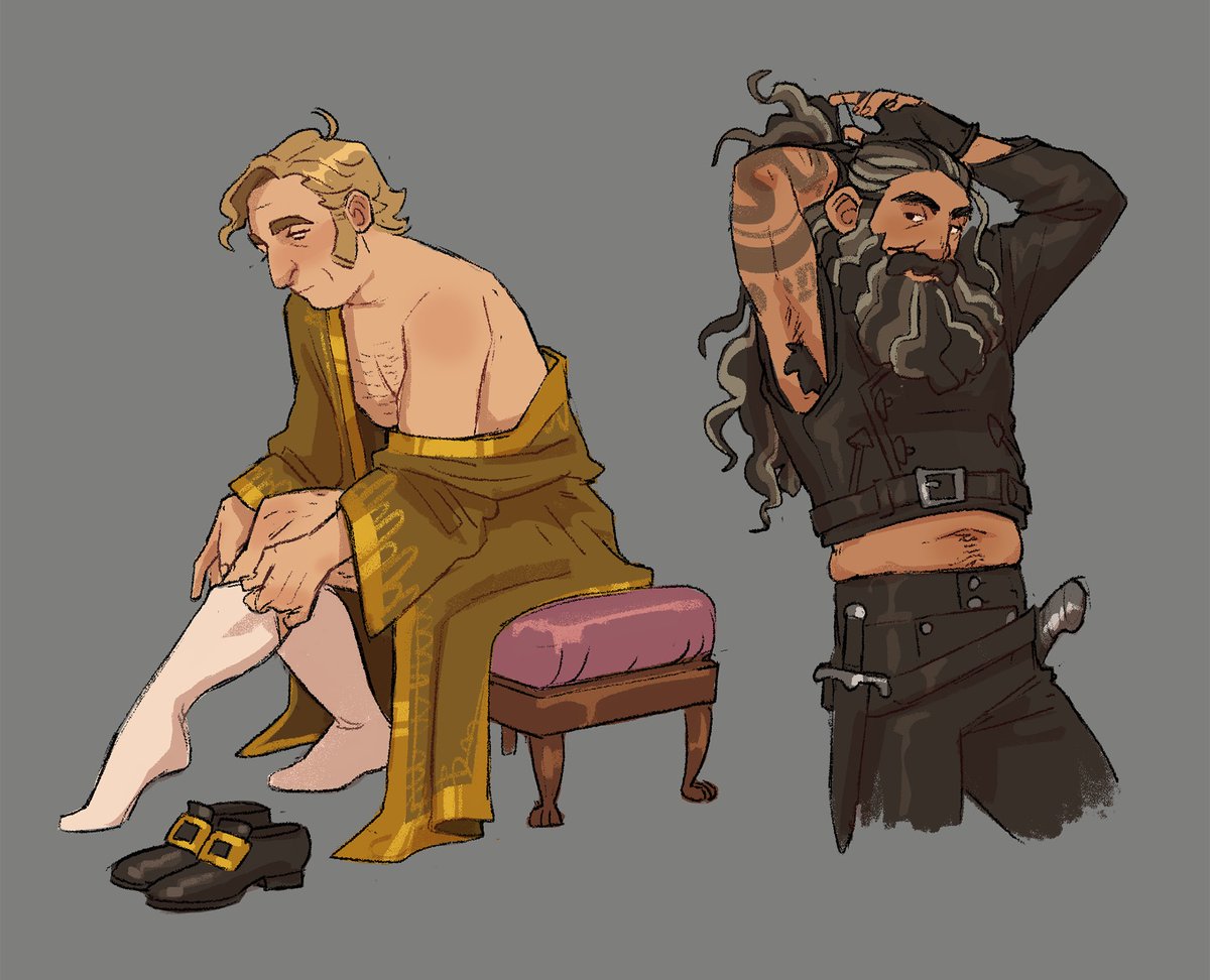 little peeks of skin #ourflagmeansdeathfanart