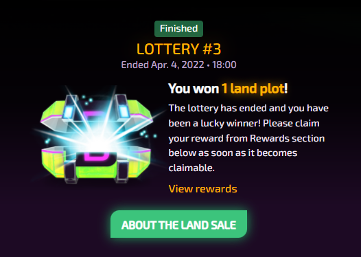 Mines Of Dalarnia just love me so much , this is the second land I have won!

I will definately play this game when it launch on April 26th!

<a href="/MinesOfDalarnia/">Mines of Dalarnia</a>