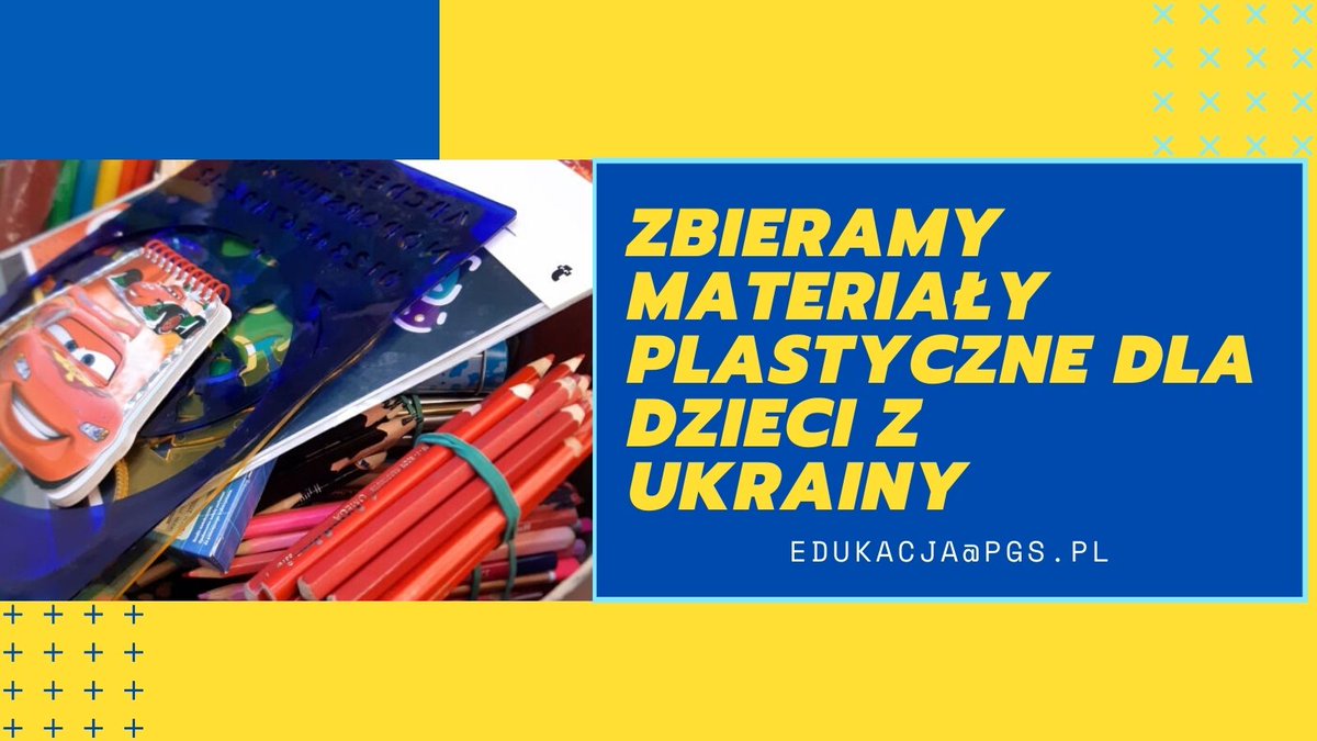 pgssopot's tweet photo. Trwa nasza zbiórka materiałów plastycznych dla dzieciaków z #ukraina . Pierwsze trafiły do SP  9 w Sopocie. Jeżeli masz materiały plastyczne, podziel się z dziećmi z Ukrainy. Materiały można zostawiać w kasie PGS przy Placu Zdrojowym 2 w Sopocie. #pomocukraina https://t.co/qvmHYXV214