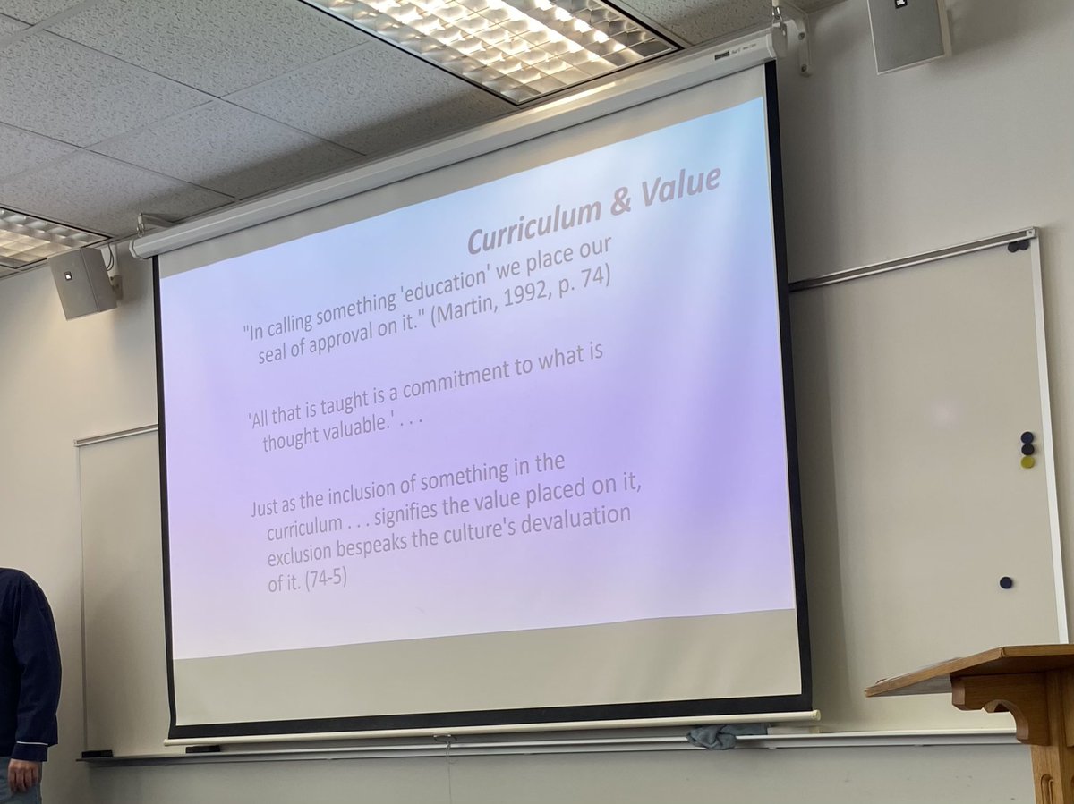 GraceMirabello's tweet photo. Today in class we began to discuss curriculum and what is valued in the classroom. The class shared personal experiences such as school valuing the core curriculum over electives, not only in class material and funding but also in class period length. #03Sp22 #EDUC200 https://t.co/AstcF5ibJC