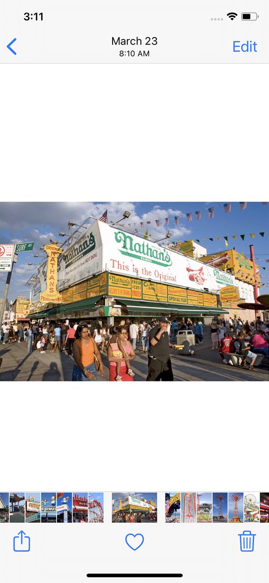CharlesCuttino's tweet photo. Coney Island in Brooklyn is open ! https://t.co/QIeYnVAYNO