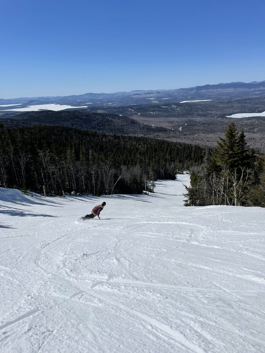 SaddlebackMaine's tweet photo. Red Devil was the trail of the day until Patrol just opened Casablanca and Muleskinner…

That’s right - April 4th and the woods are still good! https://t.co/etKRC9X0Ir