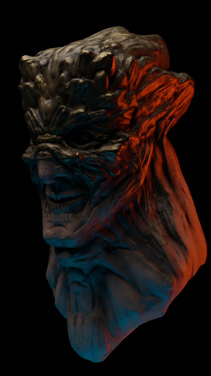 JanLeksell's tweet photo. Quick sculpt in Kodon VR done today while playing around with the new(ish) UI :) #KodonVR #Blender3d #VR #Substance3DPainter #3D https://t.co/gJwHzS4gzR